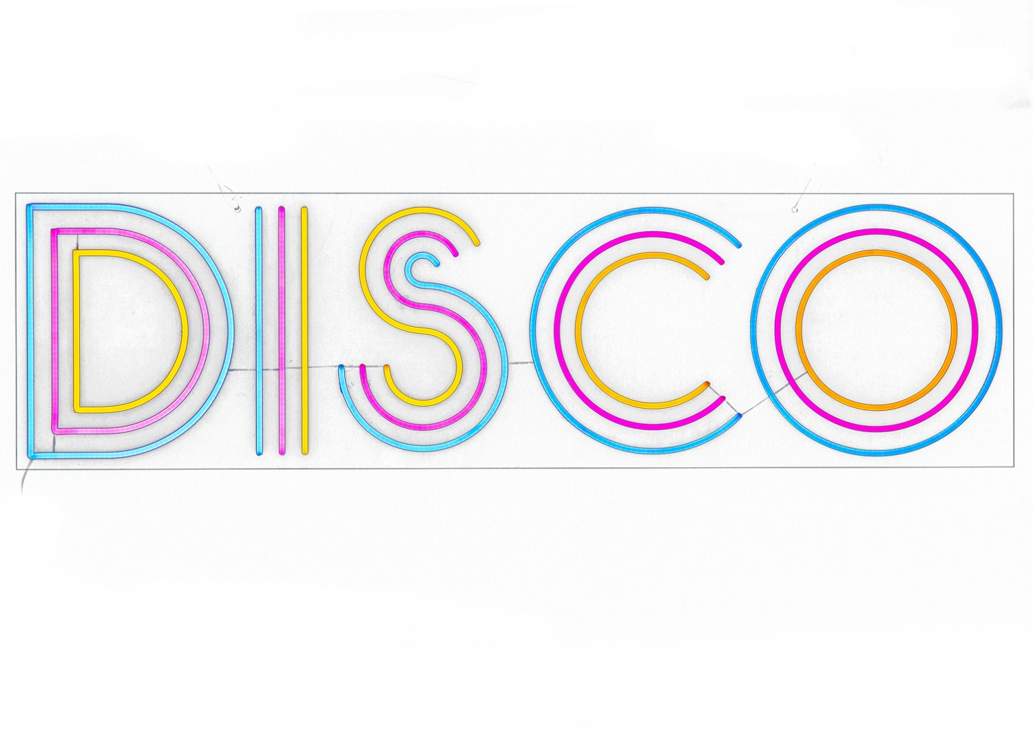 Неоновая надпись DISCO