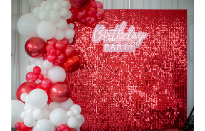 Пайетки красные